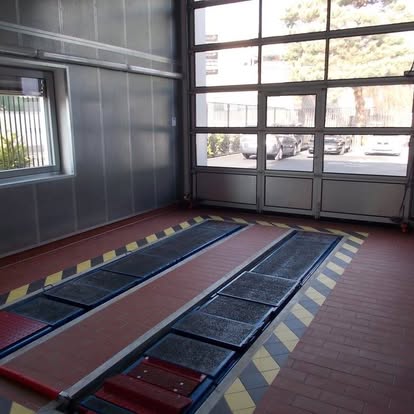 Geflieste Fläche im gewerblichen Bereich