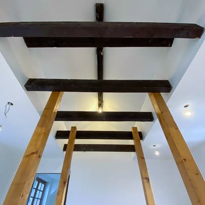 Trockenbau mit sichtbarer Dachgeschossstruktur